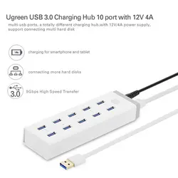 هاب 10 پورت USB3.0 برند Ugreen مدل CR117