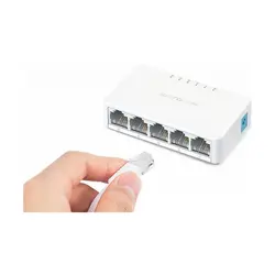 سوییچ 5 پورت برند Mercusys مدل MS105 | فروشگاه اینترنتی دیجیک