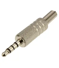 فیش نری AUX 3.5mm سه خط فلزی