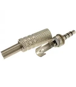 فیش نری AUX 3.5mm سه خط فلزی