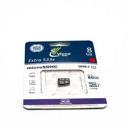 کارت حافظه microSDHC مدل Extra 533x کلاس 10 استاندارد UHS-I U1 سرعت 80MBps ظرفیت 8 گیگابایت