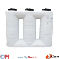 منبع پلی اتیلن ۲۰۰۰لیتری اسلیم(آسان رو)-هما پلاست