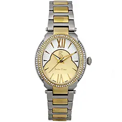 قیمت و خرید ساعت مچی زنانه سوئیس تایم مدل ST 401-TTGP/Wh.Gol - دیجی آنتایم | نقد ، بررسی و خرید آنلاین ساعت ، زیور و اکسسوری