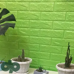 دیوارپوش فومی سبز