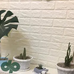 دیوارپوش فومی سفید