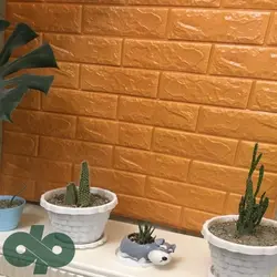 دیوارپوش فومی نارنجی