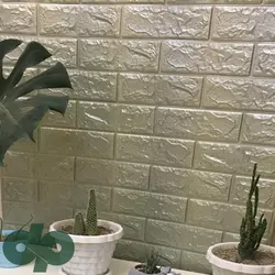 دیوارپوش فومی زیتونی