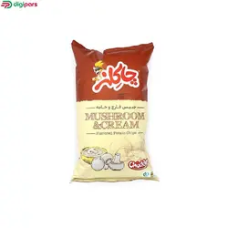 چیپس قارچ و خامه چاکلز