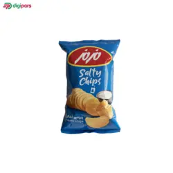 چيپس مزمز برگه سيب زميني نمكي(65 گرمي)