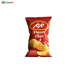 چيپس مزمز برگه سيب زميني فلفلي(65 گرمي)