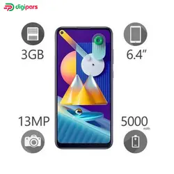 گوشی موبایل سامسونگ مدل Galaxy M11 SM-M115F/DS دو سیم کارت ظرفیت ۳۲ گیگابایت