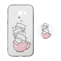 قاب طرح دار پاپ سوکت دار Samsung A520-کد ۶۶۲