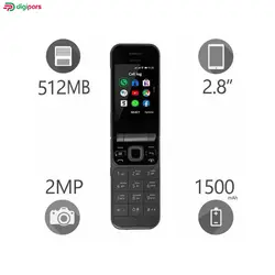 گوشی موبایل نوکیا مدل Nokia 2720 Flip دو سیم کارت