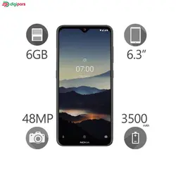 گوشی موبایل نوکیا مدل ۷٫۲ TA-1196 DS دو سیم کارت ظرفیت ۱۲۸ گیگابایت همراه با رم ۶ گیگابایت