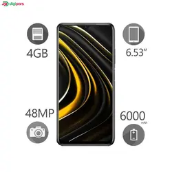 گوشی موبایل شیائومی مدل POCO M3 M2010J19CG دو سیم‌ کارت ظرفیت 128 گیگابایت و رم 4 گیگابایت