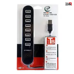 هاب 8 پورت USB 2.0 ایکس پی-پروداکت مدل XP-H838