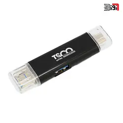 کارت خوان (رم ریدر) تسکو مدل TCR 952 با رابط USB 2.0 و USB TYPE C