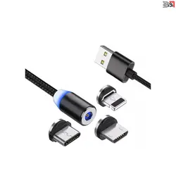 کابل شارژ USB به لایتنینگ / microUSB / USB-C ترانیو مدل XS4 طول 1 متر