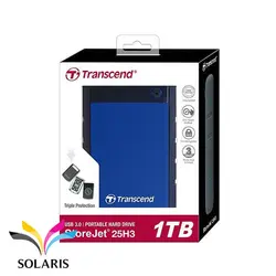 هارد اکسترنال Transcend مدل StoreJet 25H3 با ظرفیت 1ترابایت