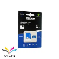رم Prime microSDHC-UHS-l 8GB 95Mb/s