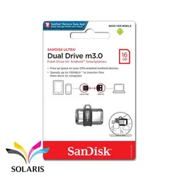 فلش سن دیسک 16GB مدل DualDrive M3.0
