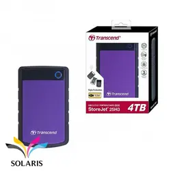 هارد اکسترنال Transcend مدل StoreJet 25H3 با ظرفیت 4 ترابایت