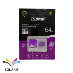 رم Prime microSDXC-UHS-l 64GB 95Mb/s
