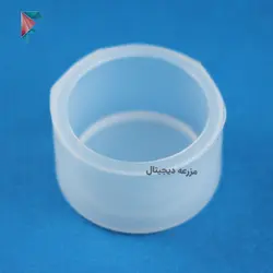کاور سیلیکون پوش باتن | شفاف | گرد | بسته 5 عددی
