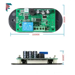 ترموستات xh-w1308 | پنلی | 12 ولت | سرمایشی و گرمایشی 55- تا 120+ درجه