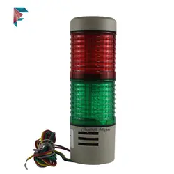 چراغ هشدار LED | دو طبقه | 220 و 24 ولت AC و DC | صنعتی