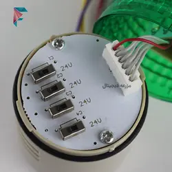 چراغ هشدار LED | سه طبقه | 220 و 24 ولت AC و DC | صنعتی