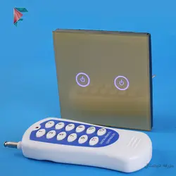 کلید لمسی دو پل | قابل کنترل با ریموت RF + یک سال گارانتی