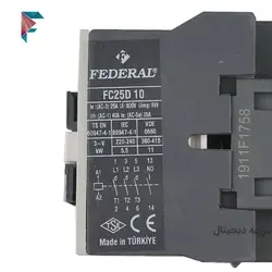 کنتاکتور فدرال 25 آمپر | بوبین 220 ولت | ساخت ترکیه