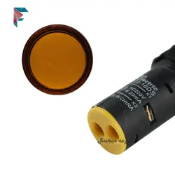 چراغ سیگنال زرد | قطر 16 | 220 ولت | کیفیت مناسب