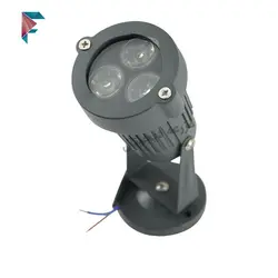 چراغ چمنی led | ضد آب | فلزی | 3 وات | نور سفید | یک سال گارانتی