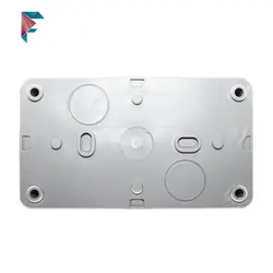 جعبه پوش باتن (جعبه شاسی) | دو سوراخ | ماهان | پلاستیکی