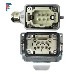 کانکتور فرمان صنعتی | 6 پین | 16 آمپر | فلزی | مرغوب