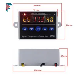 دستگاه کنترل دما W8 | خرید اینترنتی | 220 ولت | خروجی رله