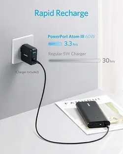 شارژر همراه انکر مدل +PowerCore ظرفیت 26800 میلی آمپر ساعت