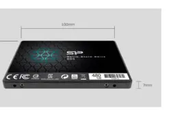 اس اس دي اينترنال SATA3.0 سيليکون پاور مدل Slim S55 ظرفيت 120 گيگابايت