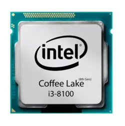پردازنده مرکزي اينتل سري Coffee Lake مدل i3-8100