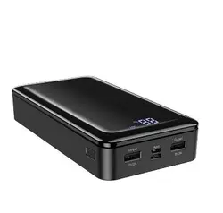 شارژر همراه بروفون مدل BJ8 ظرفیت 30000 میلی‌ آمپر ساعت