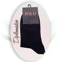 جوراب نیم ساق مردانه - POLO - تمام پنبه