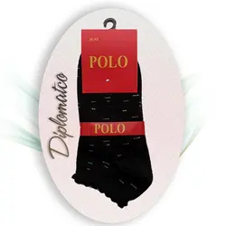 جوراب مچی زنانه کنگره دار - POLO - تمام پنبه