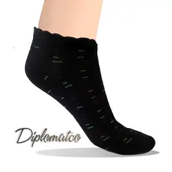 جوراب مچی زنانه کنگره دار - POLO - تمام پنبه