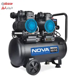 کمپرسور باد سایلنت 50 لیتری نوا مدل 9151 | فروشگاه اینترنتی دیجی ابزار