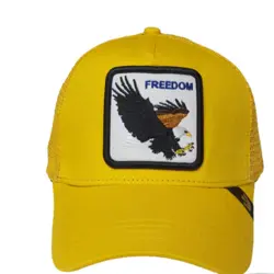کلاه کپ گورین براز مدل فری دم ایگل زرد  _ Goorin Bros The Freedom Eagle yellow