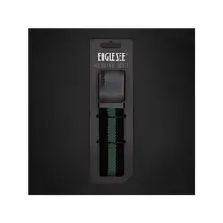 کمربند ایگلسی مدل خط‌دار مشکی سبز - Eaglesee Green Line Belt