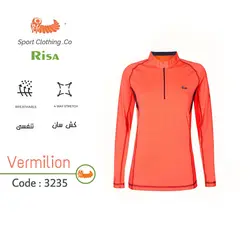 تیشرت ورزشی آستین بلند زنانه کوهنوردی و طبیعتگردی ریسا Risa 3235