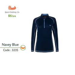 تیشرت ورزشی آستین بلند زنانه کوهنوردی و طبیعتگردی ریسا Risa 3235